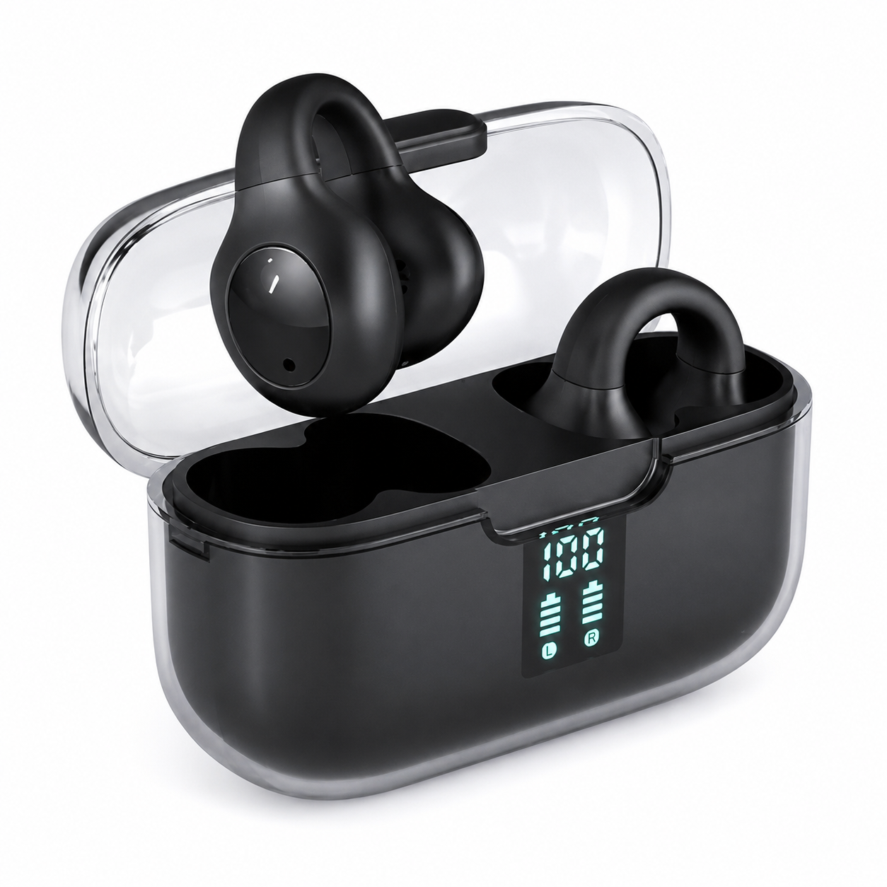 Wireless Clip-On Earbuds